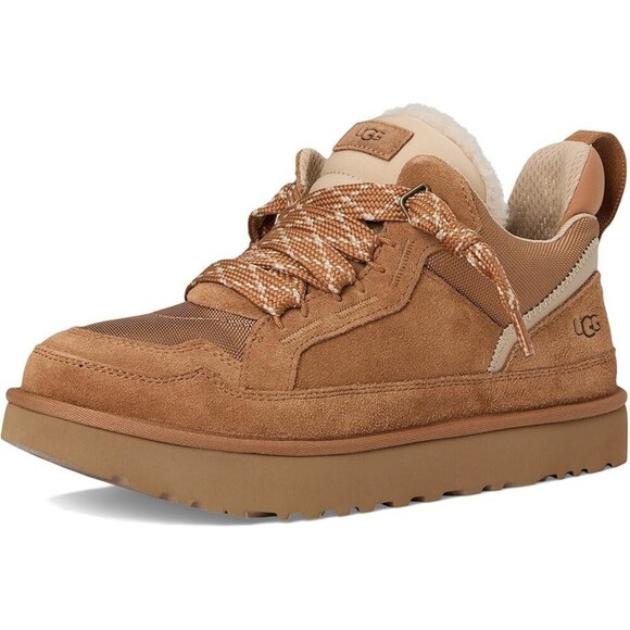 UGG Lowmel 1170750-CHE Sneakers Men Chestnut Suede Wool Lined Casual Shoes GUG95 main image 14